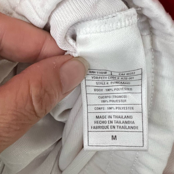 ADIDAS Nebraska Huskers LOGO Men's Red/White Full Zip Hooded Jacket Medium - Picture 5 of 6